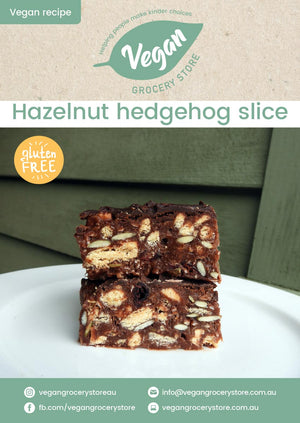 Hazelnut hedgehog slice