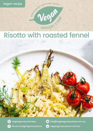 Risotto with roasted fennel