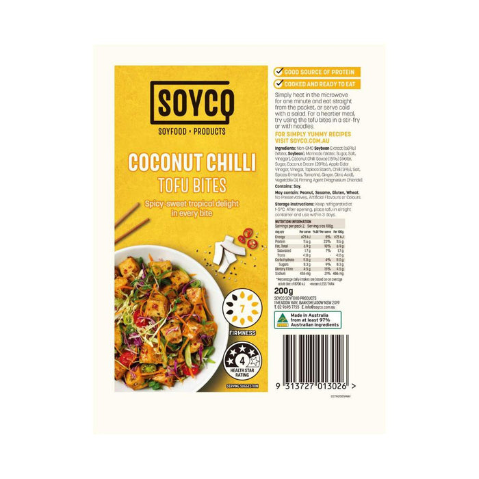 Soyco Tofu - Coconut Chilli Tofu Bites 200g (cold)