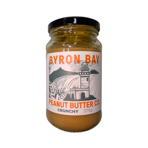 Byron Bay Peanut Butter Co Peanut Butter Crunchy Salted 375g
