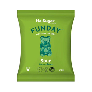 Funday Sour Vegan Gummy Bears 50g