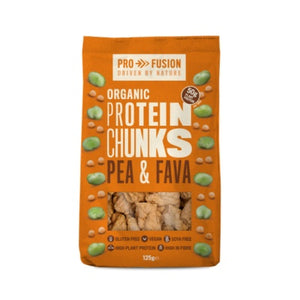 Profusion Organic Pea & Fava Protein Chunks 125g