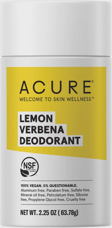 Acure Lemon Verbena Deodorant 63g