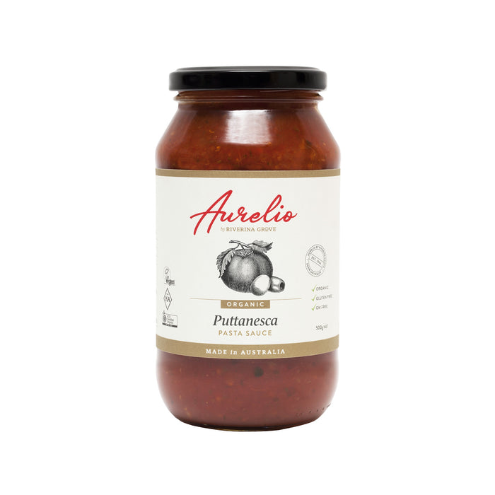Aurelio Pasta Sauce - Puttanesca Organic 500g