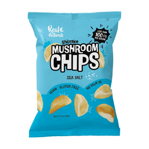 Real Naturals Shiitake Mushroom Chips Sea Salt 32g