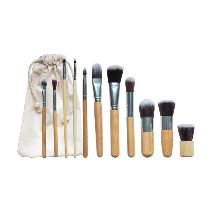 Brush It On Makeup Brush Set - Bamboo