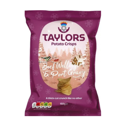 Taylors Beef Wellington & Port Wine Crisps 150g