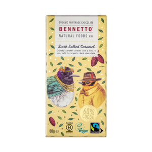 Bennetto Organic Dark Chocolate Salted Caramel 80g (cold)