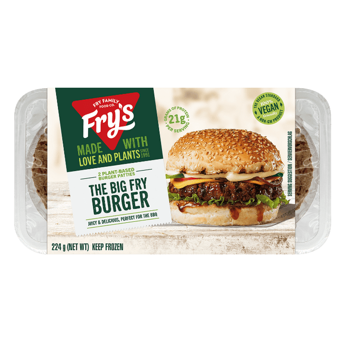 Frys Big Fry Burger 224g (cold)