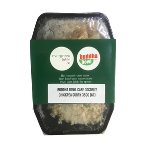 Buddha Bowl Ready Made Meal - GF Coconut Chickpea Curry Brown Rice 350g (cold)