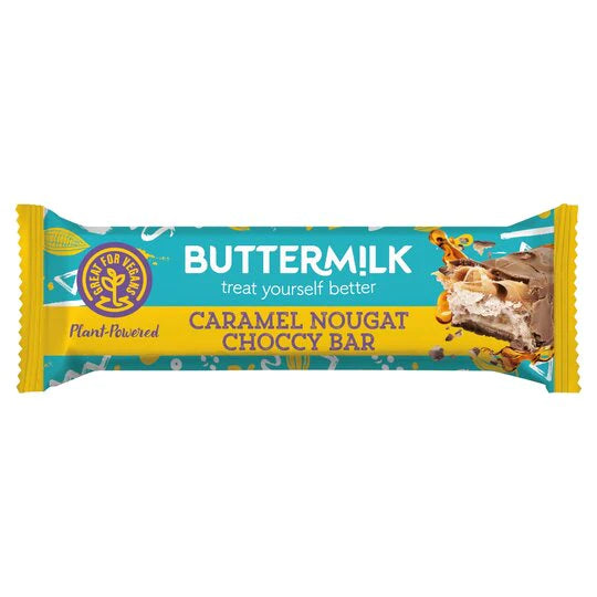 Buttermilk Caramel Nougat Choccy Bar 50g Vegan Grocery Store