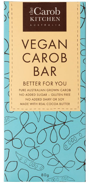 The Carob Kitchen Carob Bar Vegan 80g (cold)