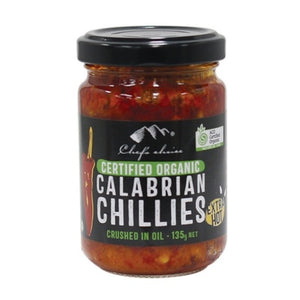 Chefs Choice Organic Calabrian Crushed Chillies - Extra Hot 135g BB: 01.09.26