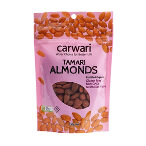 Carwari Organic Almonds Tamari 150g