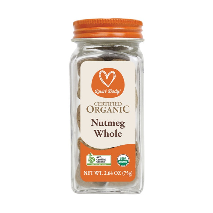 Lovin Body Herbs & Spices - Nutmeg Whole 75g