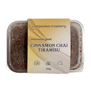 Compassion Creamery Cinnamon Chai Tiramisu 250g (cold)