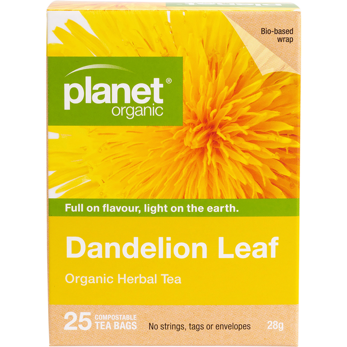 Planet Organic Dandelion Leaf Herbal Tea 25pk
