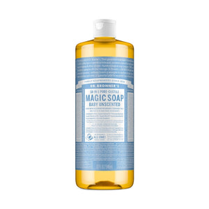 Dr Bronner's 18-In-1 Pure-Castile Magic Liquid Soap - Baby Mild 946ml