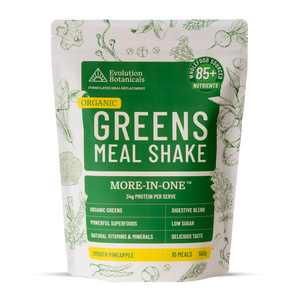 Evolution Botanicals Organic Greens Meal Shake - Pineapple 550g