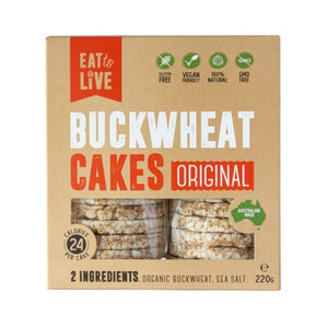 Eat to Live Buckwheat Cakes - Original 220g