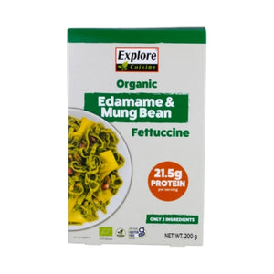 Explore Cuisine Organic Fettuccine Edamame & Mung Bean 200g