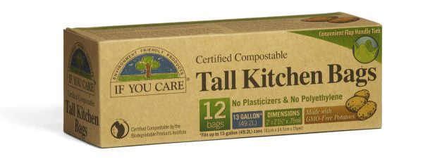 If You Care Compostable Tall Kitchen Bags 12 Bags