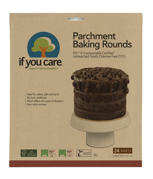 If You Care Parchment Baking Rounds 23cm 24 Sheets