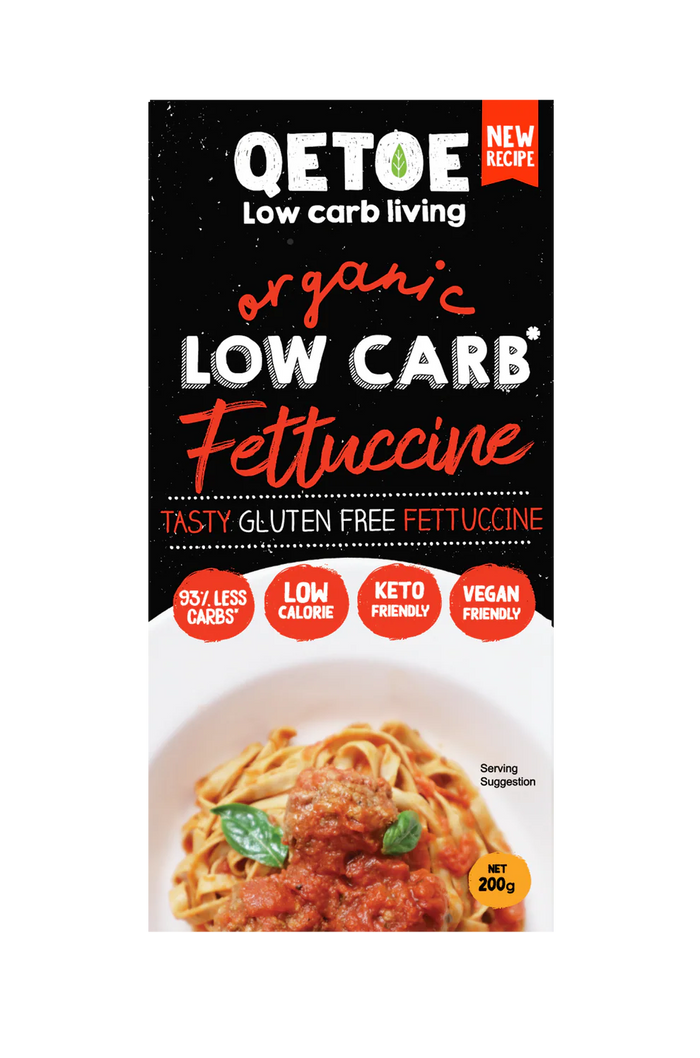 Qetoe GF Organic Low Carb Fettucine 200g