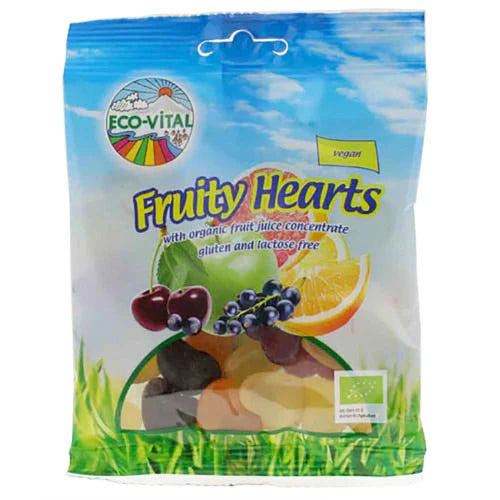 Eco Vital Fruity Hearts 100g