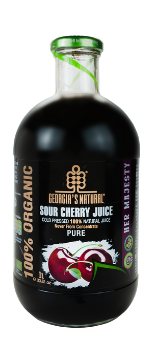 Georgia's Natural Organic 100% Sour Cherry Juice 1L