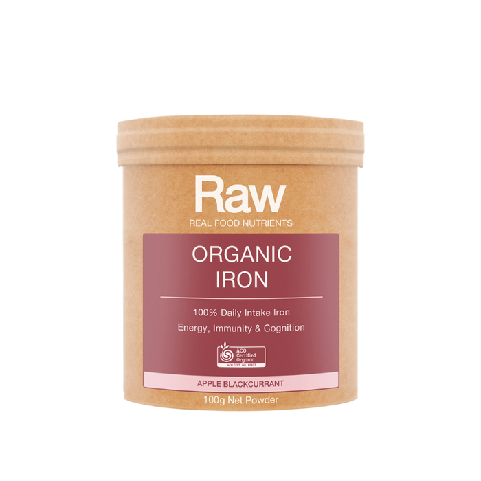 Amazonia Organic Iron Apple Blackcurrant 100g
