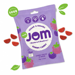 JOM Organic Candy - Sour Blueberry & Raspberry 70g