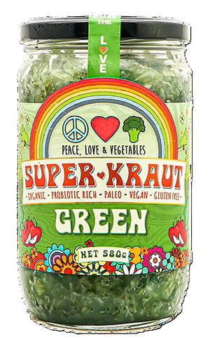 Peace Love & Vegetables SuperKraut Green 650g (cold)