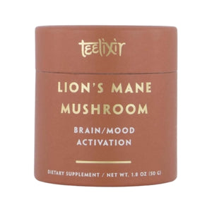 Teelixir Organic Lions Mane Mushroom Powder 50g