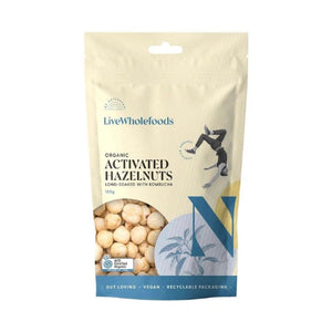 Live Wholefoods Organic Activated Hazelnuts 120g