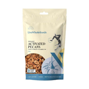 Live Wholefoods Organic Activated Pecans 120g
