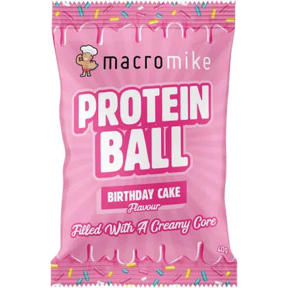 Macro Mike Protein Ball Birthday Cake 40g