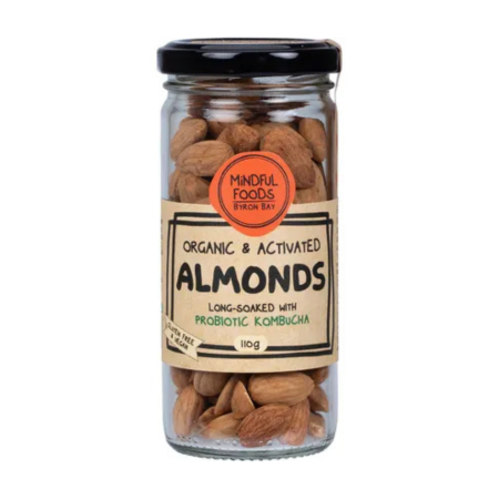 Mindful Foods Almonds Organic & Activated 110g