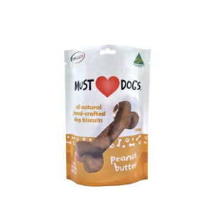 Must Love Dogs Peanut Butter Bones 110g
