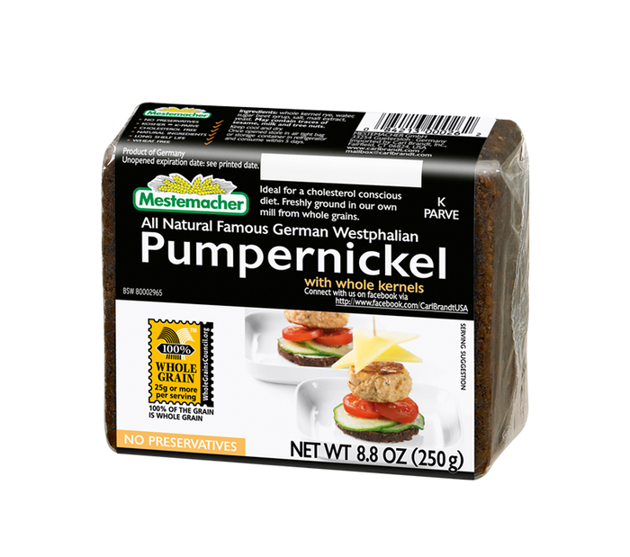 Mestemacher Pumpernickel 250g (cold)