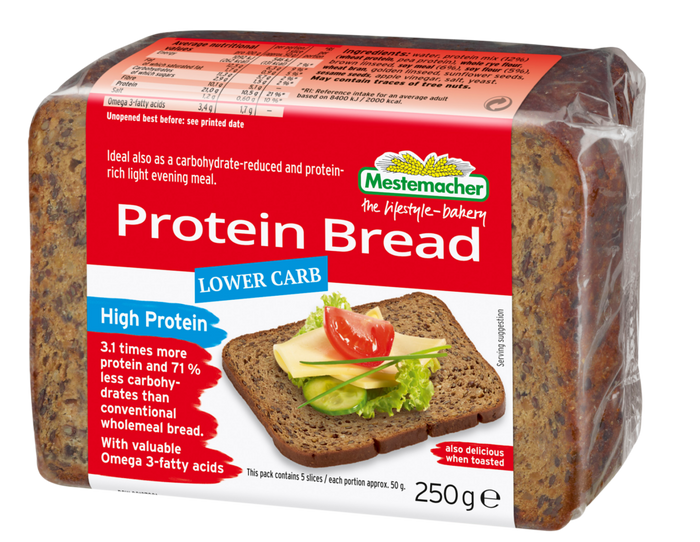Mestemacher Protein Bread 250g (cold)