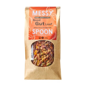 Messy Spoon Good Gut GF Sprouted Loaf - Sweet Potato & Chilli 680g (co ...