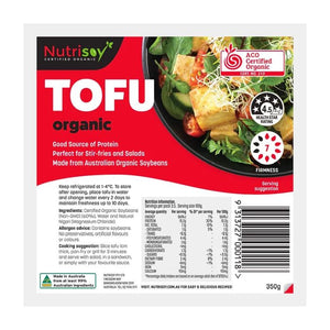 Nutrisoy Tofu - Certified Organic Small Tofu 350g (cold)