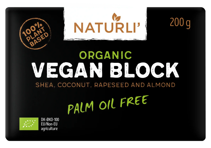 Naturli Vegan Organic Block Butter 200g (cold)