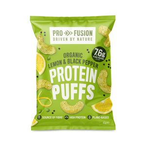 Profusion Organic Protein Puffs - Lemon & Black Pepper 40g