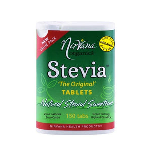 Nirvana Organics Stevia Tablets 150 Tabs BB: 30.11.26