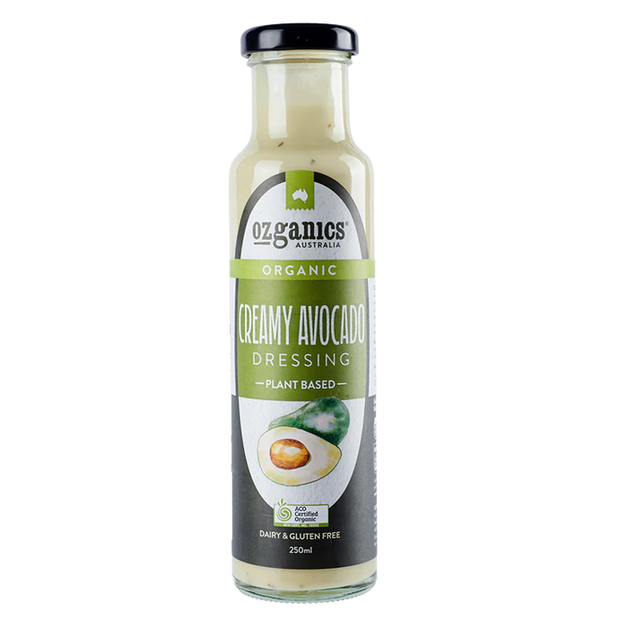 Ozganics Creamy Avocado Dressing 250ml