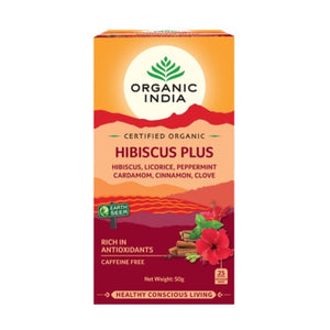 Organic India Hibiscus Plus 25pk 50g