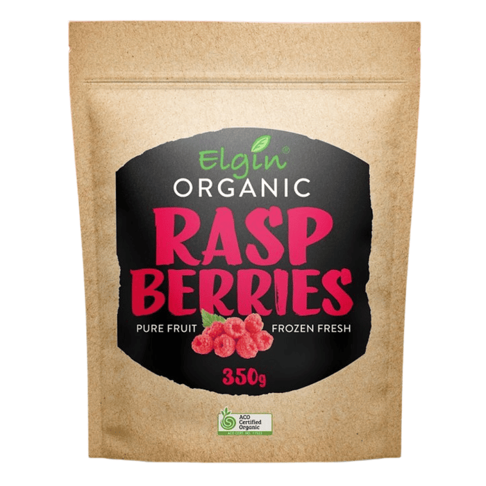 Elgin Organic Raspberries 350g (cold)