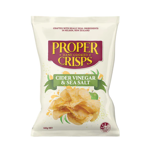 Proper Crisps Cider Vinegar 140g